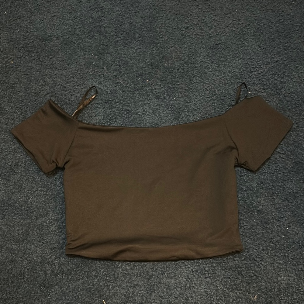 Off-Shoulder black Women's Top